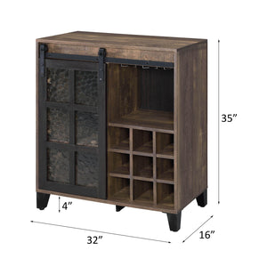 Treju - Wine Cabinet - Obscure Glass