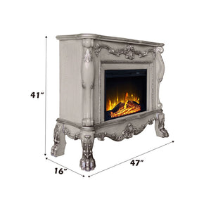 Dresden - Fireplace - Vintage Bone White Finish