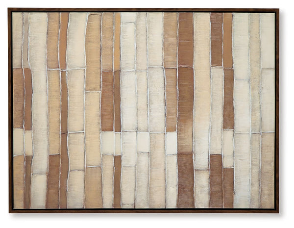 Kalanmore - Brown / Tan / White - Wall Art