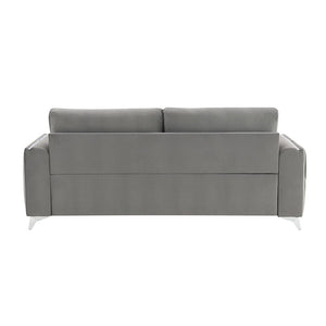 Wenona - Sofa - Gray Velvet