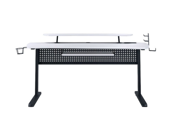Vildre - Gaming Table - Black & White Finish