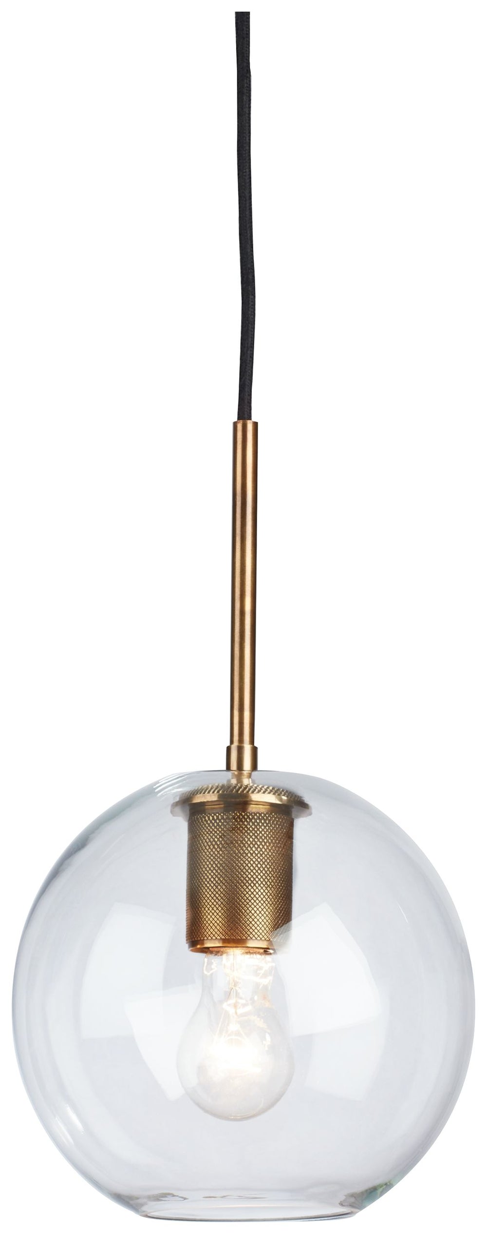 Clearly for those with an eye for modern-industrial design, this glass pendant light puts everything on display in a beautiful way. Be it over a table or in an entryway, it-'s such a pretty way to grace your space with light.<br><br><b>Additional Dimensio