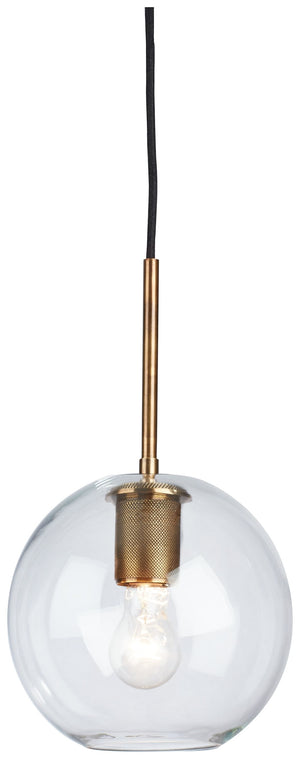 Clearly for those with an eye for modern-industrial design, this glass pendant light puts everything on display in a beautiful way. Be it over a table or in an entryway, it-'s such a pretty way to grace your space with light.<br><br><b>Additional Dimensio