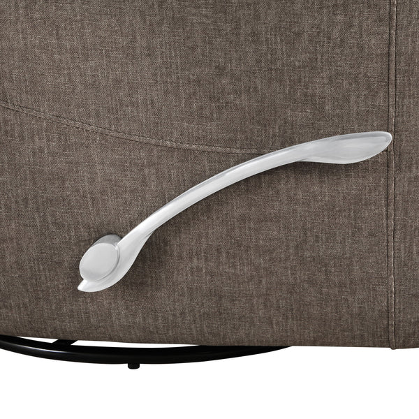 Takami - Swivel Recliner - Chocolate Poly