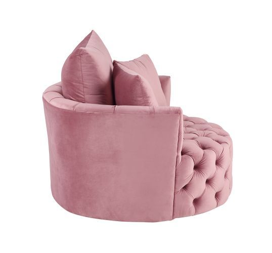 â€§Seat Construction: Full Foamâ€§Wooden Inner Frameâ€§Tight Seat & Back Cushionâ€§Botton Tuftedâ€§3 Pillows Includedâ€§Foam Density: D28â€§Swivel Function(360 Degree)<br/><br/><b>Product Features</b><ul><li>Seat Construction: Full Foamâ€§Wooden Inner Fra