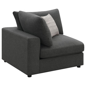 Serene - Upholstered Corner - Charcoal