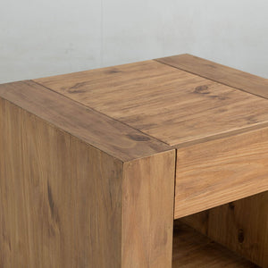 Harlan - End Table - Brown Finish