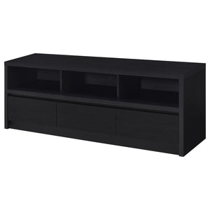 Rutland - 59## 3-Drawer TV Stand Media Console - Black