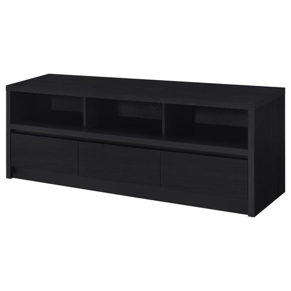 Rutland - 59## 3-Drawer TV Stand Media Console - Black