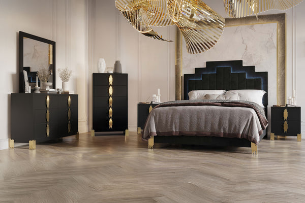 a complete ensemble featuring a bed