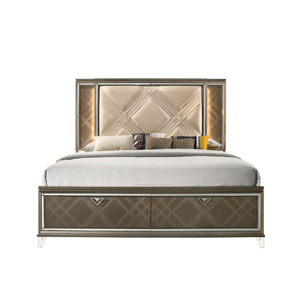Skylar - Queen Bed - Led