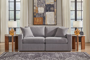  youâ€™re all about low-maintenance lounging. With the performance fabric on this sectional loveseat