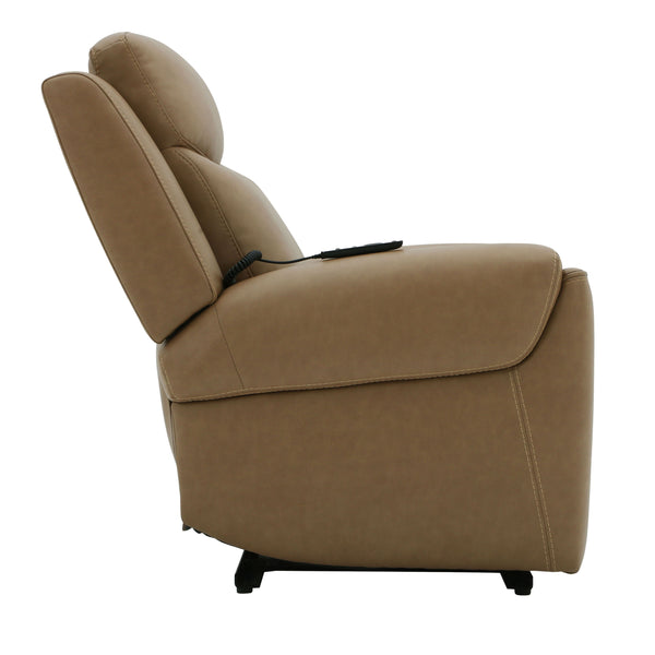 Momentum - Power Zero Gravity Recliner With Heat And Massage - Cashew