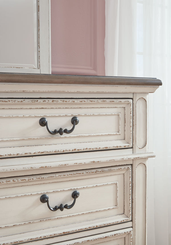 Realyn - Two-tone - 7 Pc. - Dresser