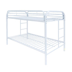 The Thomas twin over twin bunk bed is an amazing space saver, will make a wonderful addition to your children-'s room. Superior quality metal for durability, built-in side ladders for easy access, and full length guard rails for safety. Choose from a vari