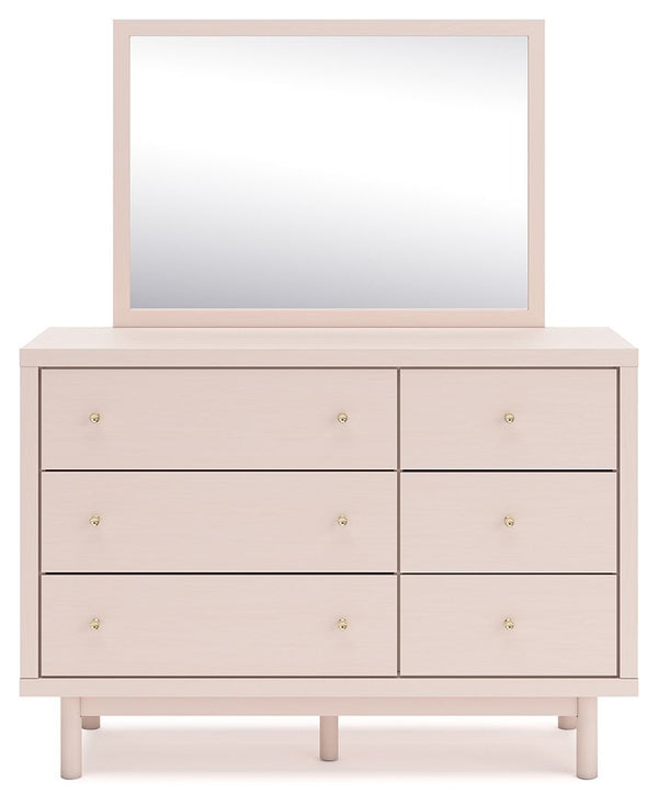 Wistenpine - Blush - Dresser And Mirror