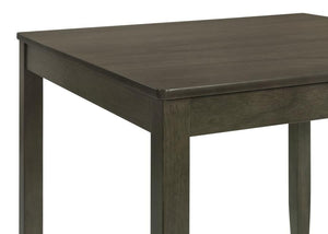 Parkwood - 5 Piece Square Dining Table Set - Charcoal