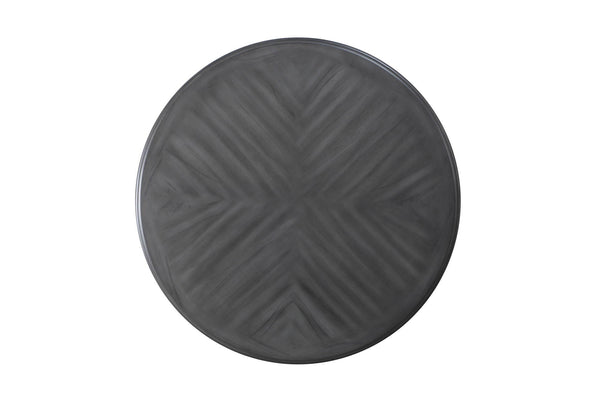 Gia - 5 Piece Round Dining Set - Gray