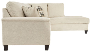 Abinger - Natural - Right Arm Facing Chaise with Sleeper Sectional