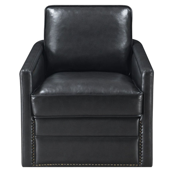 Rocha - Swivel Chair With Glider - Black