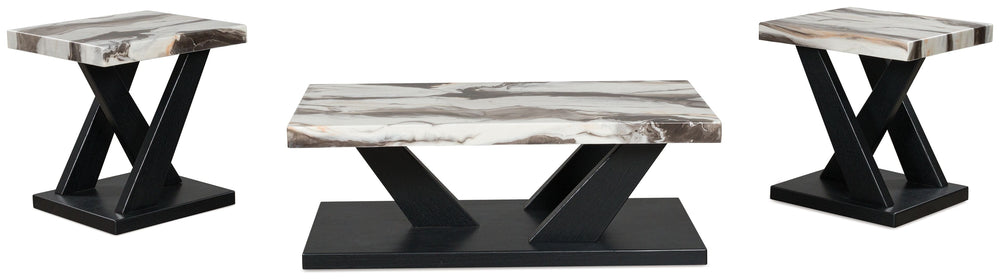 Luxury, value and harmony. The Cendill table set brings all three to your seating area. An eye-catchingly elegant base serves as the foundation for the faux marble top, providing you with the refined look of natural stone while remaining affordable. And f