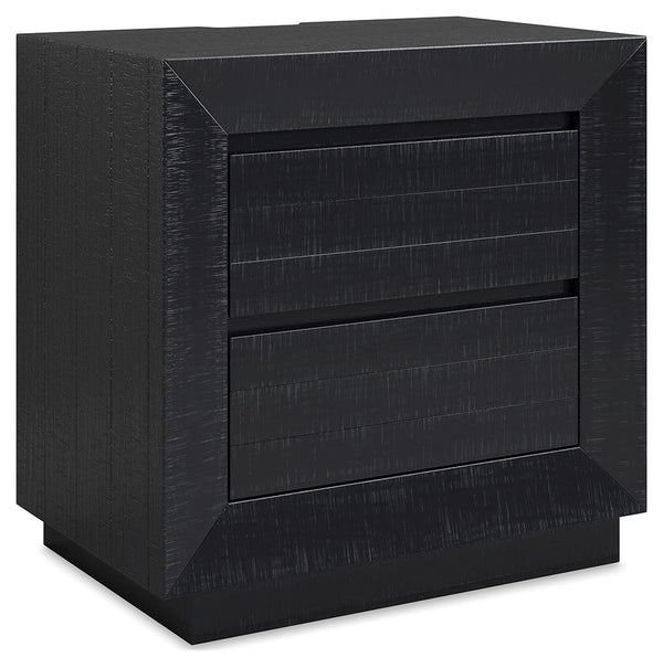 The heavily distressed surface of this nightstand reflects balance between farmhouse and contemporary style. With streamlined storage, 110V power supply, dual USB charging and a timeless design thatâ€™s equal parts cool and casual, it offers uncomplicated