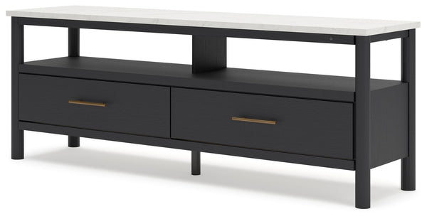 Cadmori - Black / White - Extra Large TV Stand