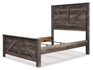  Queen Crossbuck Panel Bed