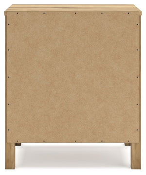 Bermacy - Light Brown - Two Drawer Night Stand
