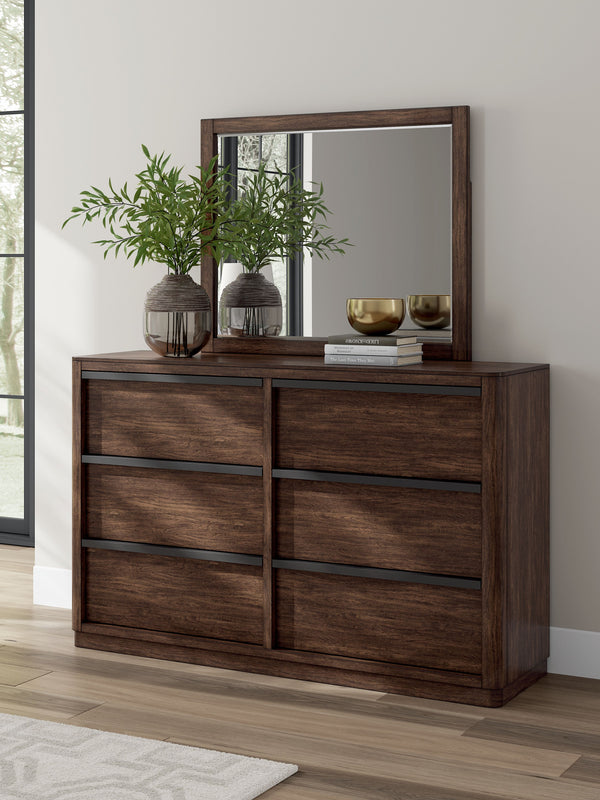  adorning your restful retreat with on-trend elegance. Full-length metal pulls in a matte black finish add a subtly cool 