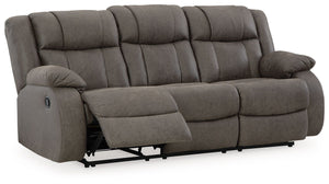 First Base - Gunmetal - 2 Pc. - Reclining Sofa