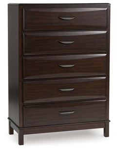 A rich, metropolitan finish. Unbeatable function. With this chest of drawers, itâ€™s a breeze to create a casual contemporary hideaway full of style and convenience. It combines thoughtful craftsmanship and handy storage, with smooth-gliding drawers to he