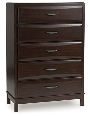 A rich, metropolitan finish. Unbeatable function. With this chest of drawers, itâ€™s a breeze to create a casual contemporary hideaway full of style and convenience. It combines thoughtful craftsmanship and handy storage, with smooth-gliding drawers to he
