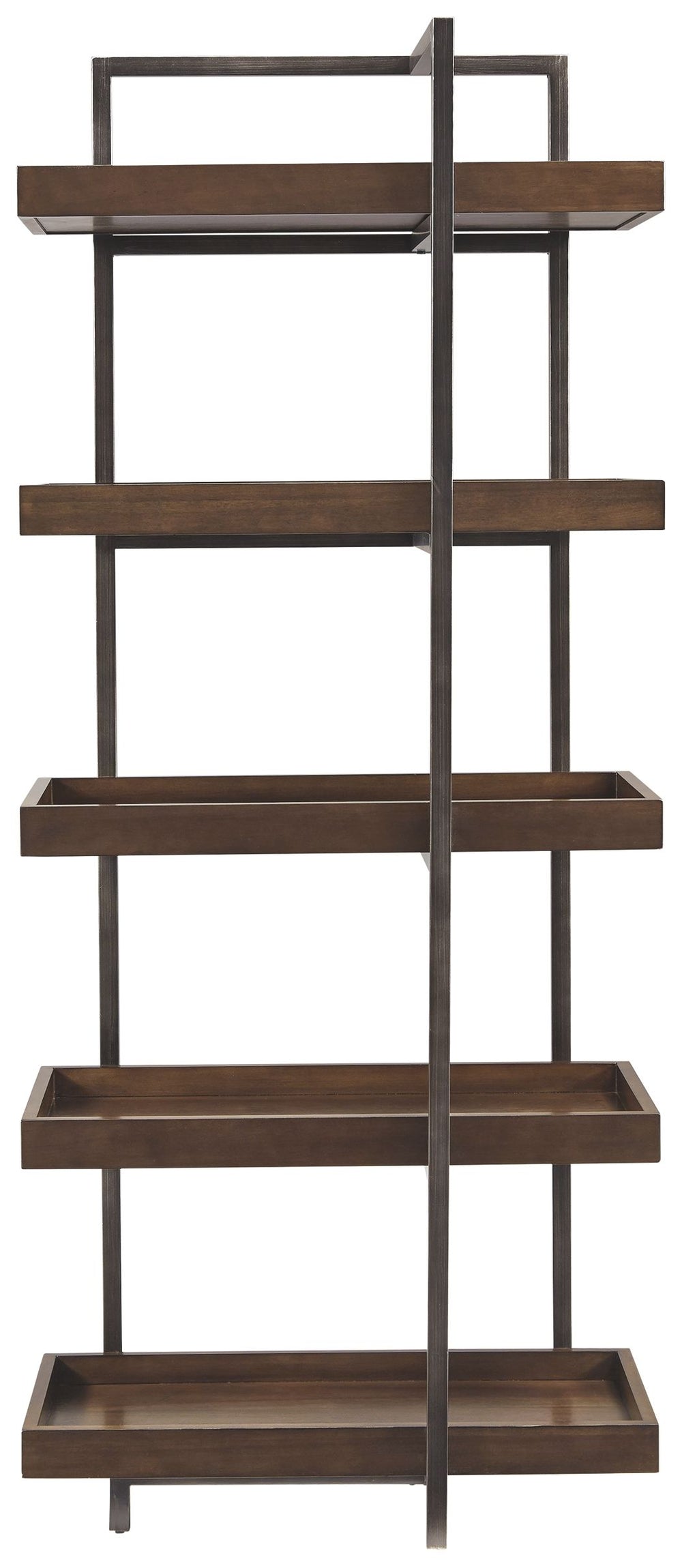This left or right pier is made with acacia veneers, wood, engineered wood and metal. Pairs with other items in the series to make an entertainment center.<br><br><b>Additional Dimensions</b><br><ul><li>Opening (4): 0-"</li><li>Assembled entertainment cen