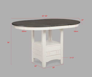 Hartwell Contr Ht Tbl Chalk Grey