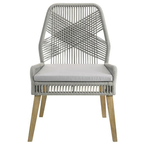 Nakia - Woven Rope Dining Side Chairs (Set of 2) - Gray