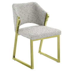 Padded Seat & Back Stainless Steel Legs Foam Density: D40 Cushion Thickness: 4-"