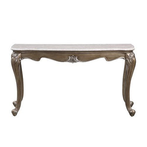 Elozzol - Sofa Table - Marble & Antique Bronze Finish
