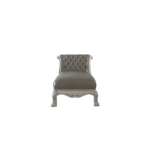  Button Tufted (Inside Backrest) Padded Seat & Back: PU Cushion with Nailhead Trim Tight Back & Seat Cushion Oversized Claw Legs Base w/Raised Scrolled Molding Trim with Vintage Hand-Brushed (Poly Resin)<br/><br/><b>Product Features</b>