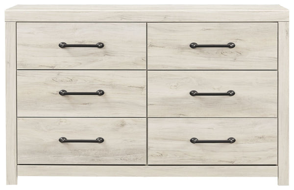 Cambeck - Whitewash - Six Drawer Dresser