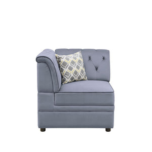 KD Back & Leg, Modular Wedge â€¢ Features: Crystal like Button Tufted (Back) â€¢ Tight Back & Seat Cushion (1+1) â€¢ Backrest Style: Cushion w/Crystal like Button Tufted (Inside Only) â€¢ Seat Construction: Tight Cushion, Pocket Coil, Inside Frame: Wood &