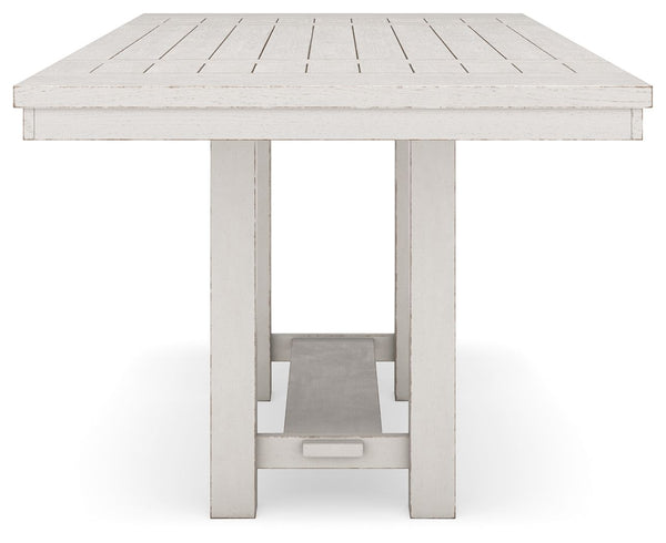Robbinsdale - Antique White - Rectangular Counter Height Dining Extension Table