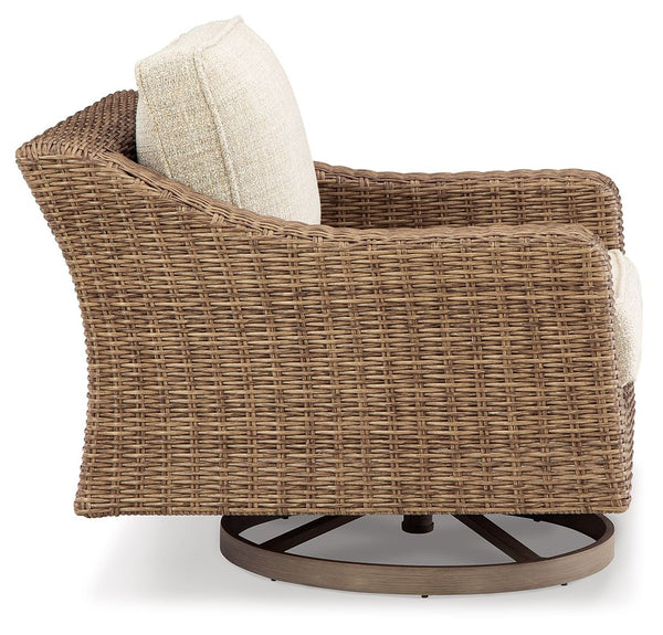 Beachcroft - Beige - Swivel Lounge Chair