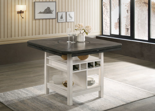 Conner Chalk Grey Ctr Ht Tbl Shelve