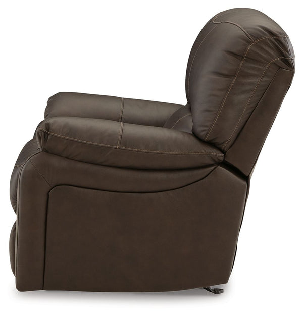 Leesworth - Dark Brown - Power Rocker Recliner