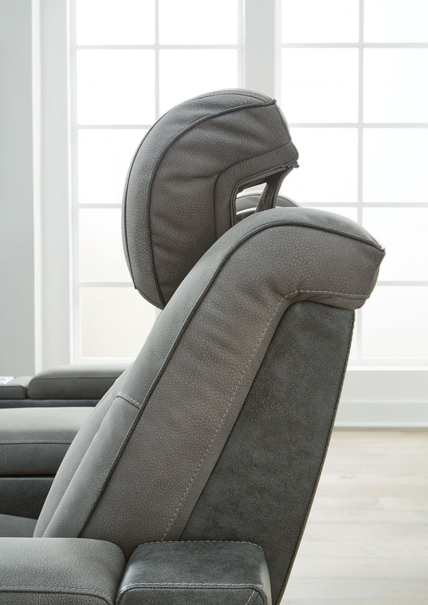 Next-Gen DuraPella - Slate - 2 Pc. - Power Sofa
