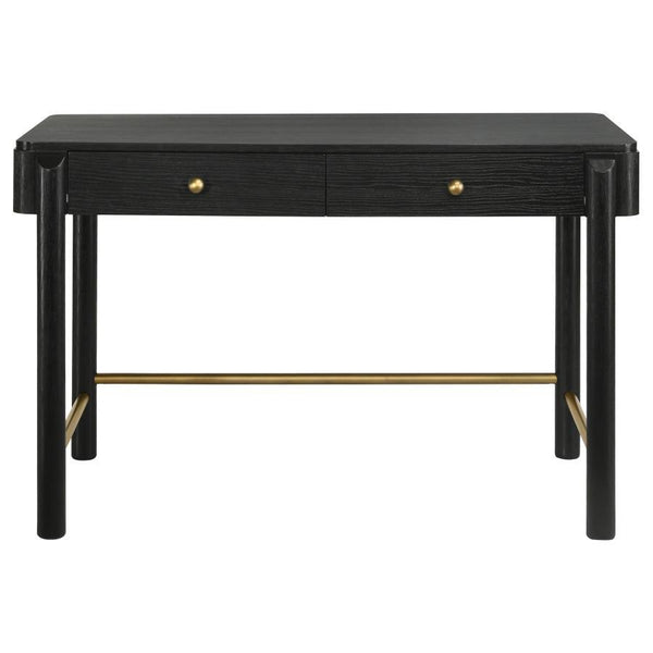 Arini - 2-Drawer Vanity Desk Makeup Table - Black