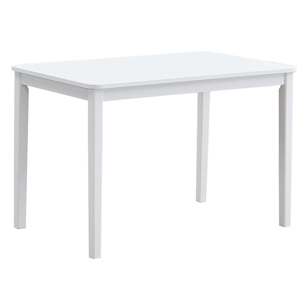  perfect for family meals and gatherings. The chairs feature contrasting tones that add a touch of eleg