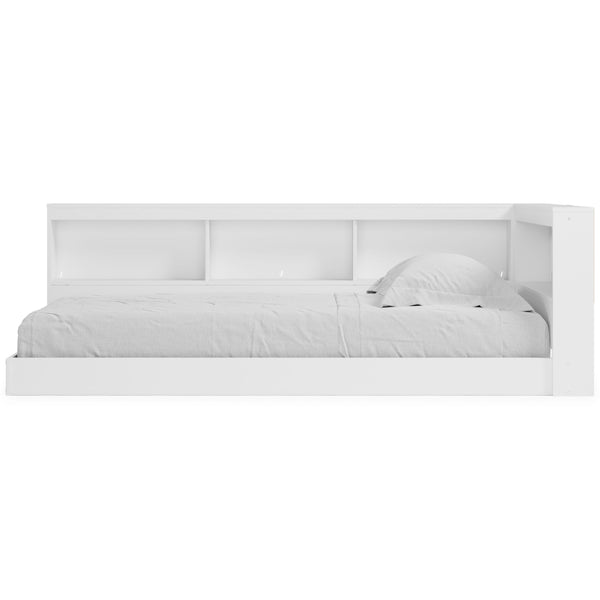 Piperton - White - Twin Bookcase Storage Bed