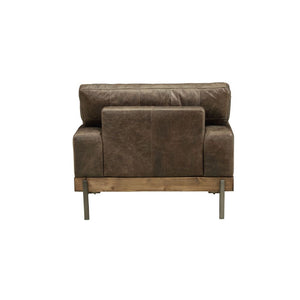  and leather in sleek silhouettes that offer contemporary chic without sacrificing comfort. Silchester-'s deep chocolate top grain leather upholstery is distressed for one-of-a-k